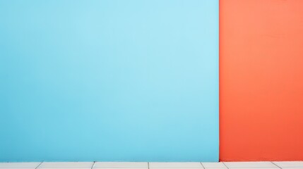 abstract blank wall painted in bright tone color, copy space background backdrop, Generative Ai - obrazy, fototapety, plakaty