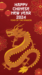 Chinese new year celebration instagram story