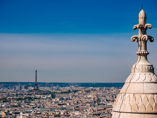 Panoramic view of Paris. Paris overview. Paris panorama