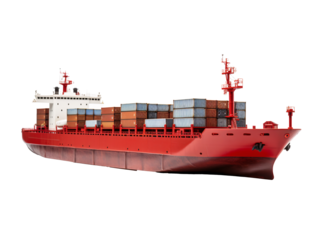 container ship in the port