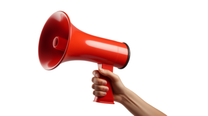 megaphone isolated on white