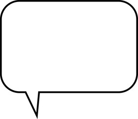 Vector speech bubbles Hand-drawn image