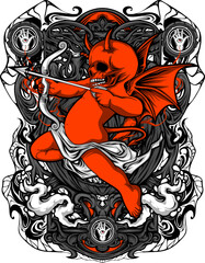 devil cupid illustration