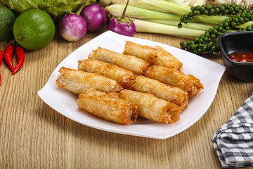 Vietnamese cuisine fried spring roll