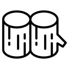 lumber , log, wood plank icon