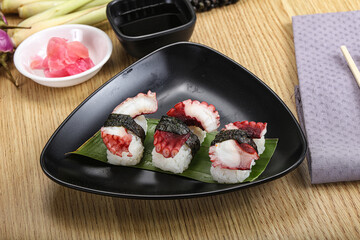 Japanese cuisine - sushi with octopus