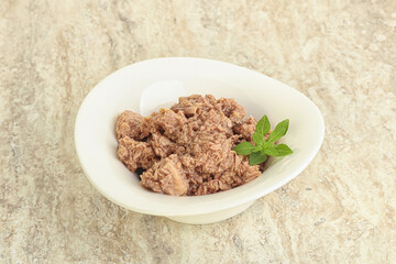 Canned tuna fish for salad