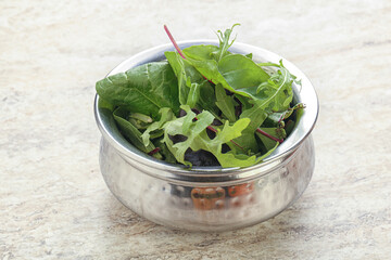 Vegetarian mix green vitamin salad