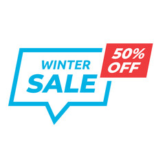 Winter special sale unit. Winter special sale and offer banner