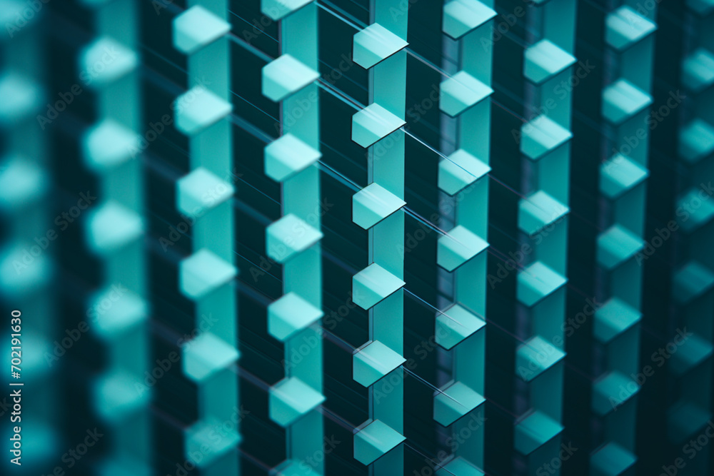 Poster minimalist pixel art featuring an abstract grid pattern, showcasing simplicity and precision in desi