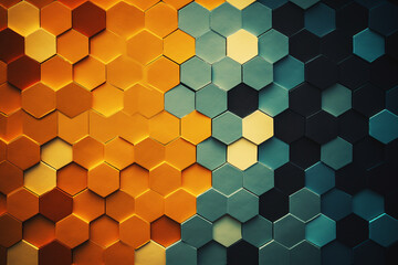 Clean and minimal pixel art featuring an abstract hexagon pattern, showcasing simplicity and geometric precision.