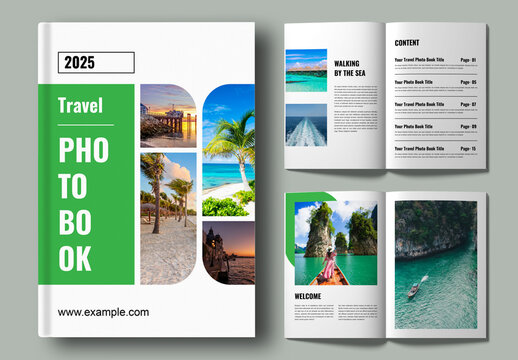Simple Travel Photobook Layout