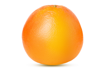 Fresh, juicy grapefruit. Isolated