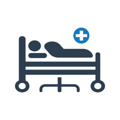 hospital patient icon