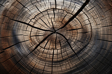 Geometric abstraction of a tree's growth rings.