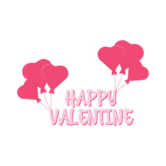 happy valentine illustration