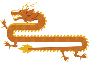 Vector chinese japanese dragon symbol