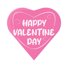 happy valentine day illustration