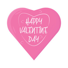 happy valentine day illustration