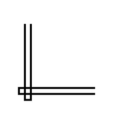 Vector Corner Border Line