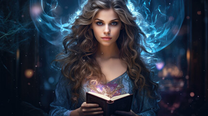 Illustration of fantasy character, ideal for novel book cover.