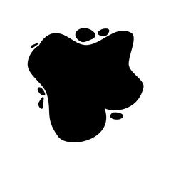 Black Abstract Liquid