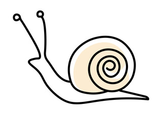 Ślimak ilustracja