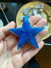 christmas decoration with star - 702212028
