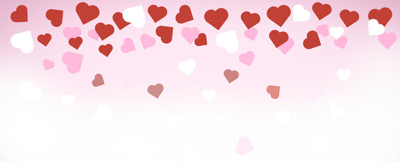 Valentine valentines day banner background. valentines day greeting card with hearts	