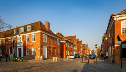 The "Dutch Quarter" in Potsdam, Brandenburg, Germany - copy space