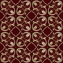 Golden ornament. Colorful patterns of arbitrary shape. Set of design elements for presentation of brochures, business cards, and Wallpapers. Abstract pattern. Art background. 