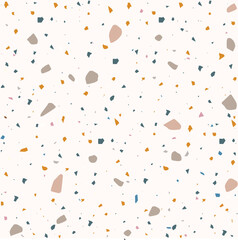 Vector terrazzo seamless patterns design
