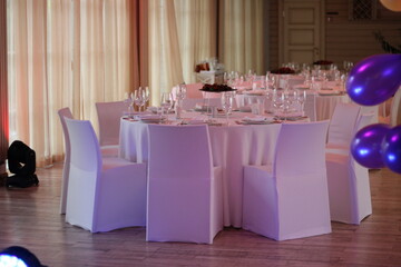 wedding table setting