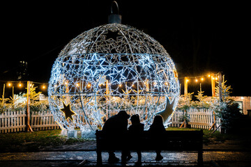 Giant Christmas Snow Globe 
