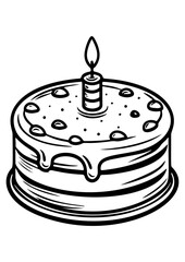 Birthday cakes set vector design. Birthday cake collection with colorful and yummy flavor. Vector illustration party elements collection.
