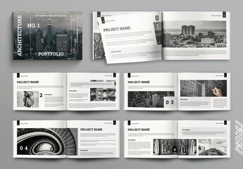 Architecture Portfolio Layout Landscape