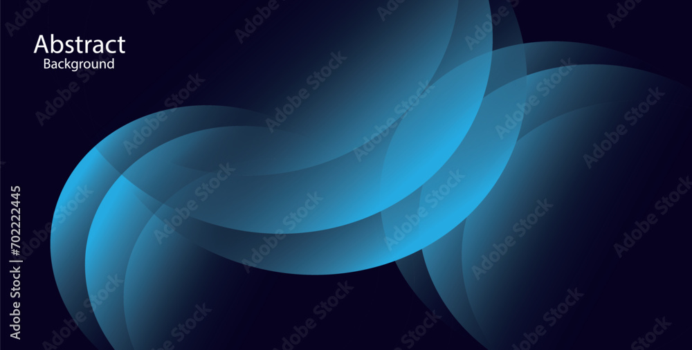 Poster modern futuristic dark horizontal banner template. abstract background with circle shape. minimal st