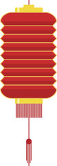 Red vector Chinese lantern element illustration