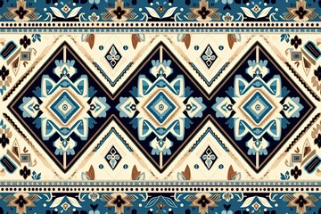 Abstract ethnic pattern background. Graphic. Illustration. Geometric