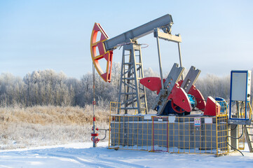 Pumpjack Who knew oil pumps could look so mesmerizing against a backdrop of shiny frost? Nature...