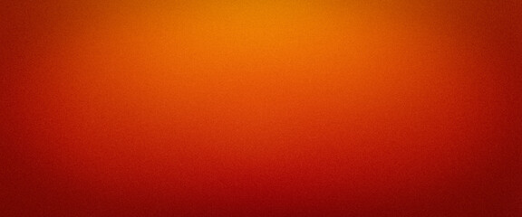 Abstract orange yellow golden ultrawide gradient grainy premium background. Perfect for design, banner, wallpaper, template, art, creative projects, desktop. Exclusive quality vintage style of the 80s