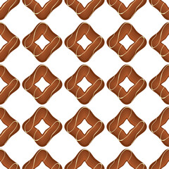 Pattern homemade cookie different taste in pastry biscuit