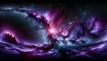 Naklejka na ściany i meble Galactic Nebula