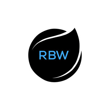 RBW Letter logo design template vector. RBW Business abstract connection vector logo. RBW icon circle logotype.
