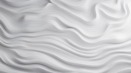 A white wall with wavy lines on it