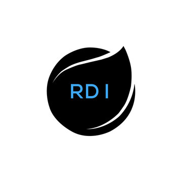 RDI Letter logo design template vector. RDI Business abstract connection vector logo. RDI icon circle logotype.
