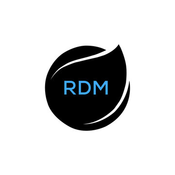 RDM Letter logo design template vector. RDM Business abstract connection vector logo. RDM icon circle logotype.
