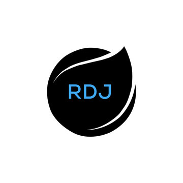 RDJ Letter logo design template vector. RDJ Business abstract connection vector logo. RDJ icon circle logotype.
