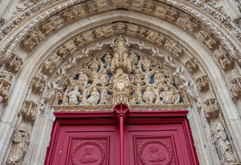 Obraz premium exteriors of Saint Riquier abbey, Somme, France
