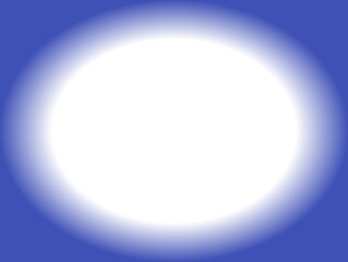The background is blue with a bright oval space in the middle. Blue background.